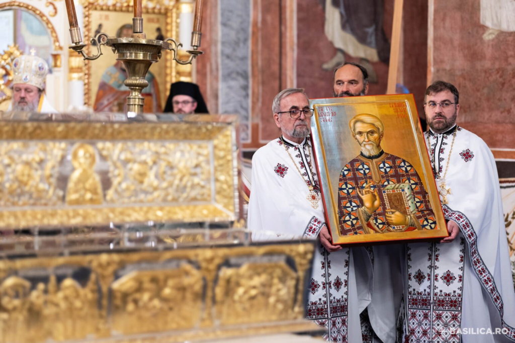 Icoana Sfântului Dumitru Stăniloae la Mănăstirea Cernica